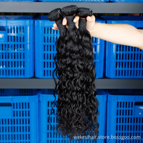 WKS Loose Deep Virgin Human Hair Weaves Hot Selling Brazilian Cuticle Aligned Unprocessed Hair Human Extensions Loose Deep